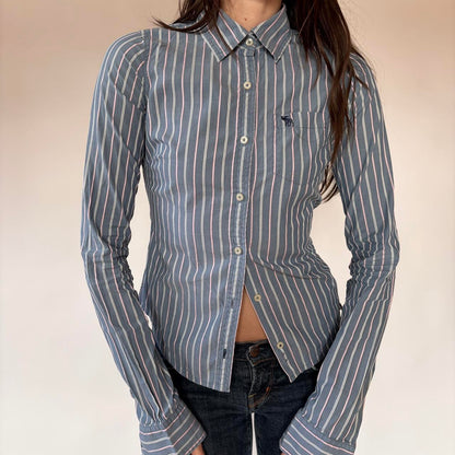 Abercrombie & Fitch Striped Button Up (XS/S)