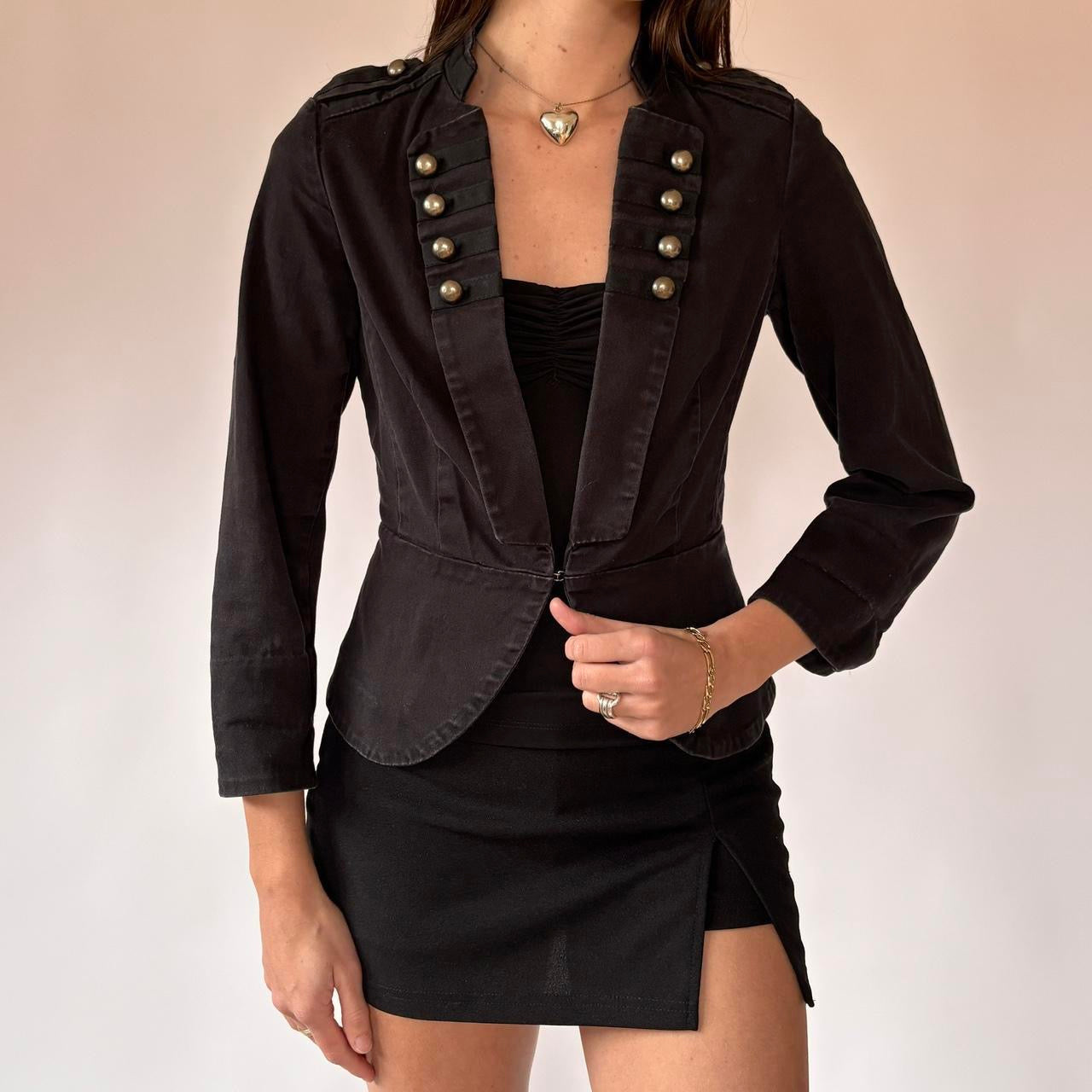00s Military Style Blazer (S/M)