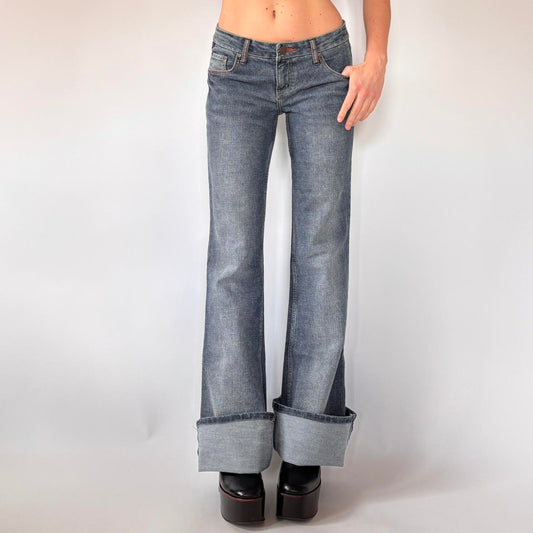Y2K Low Rise Flare Jeans (S)