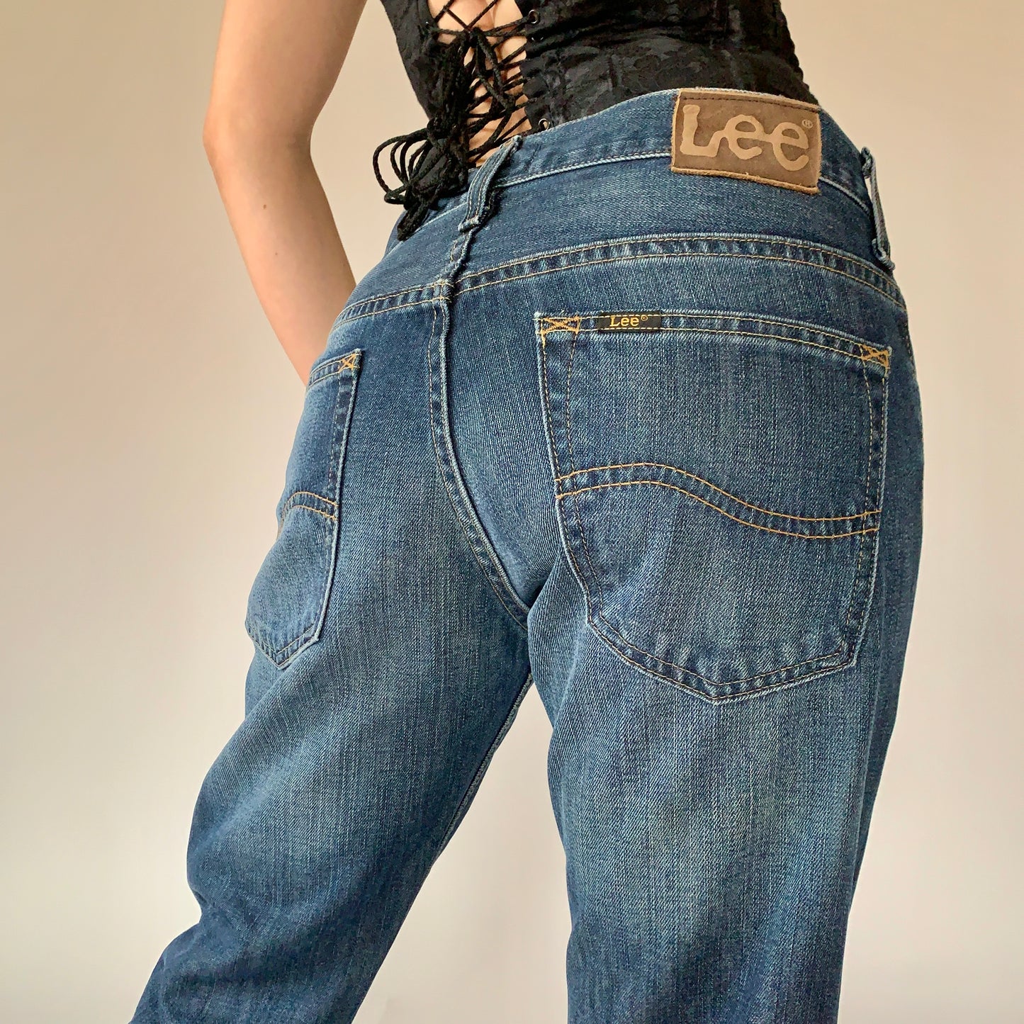 2000s Boyfriend Jeans (M)