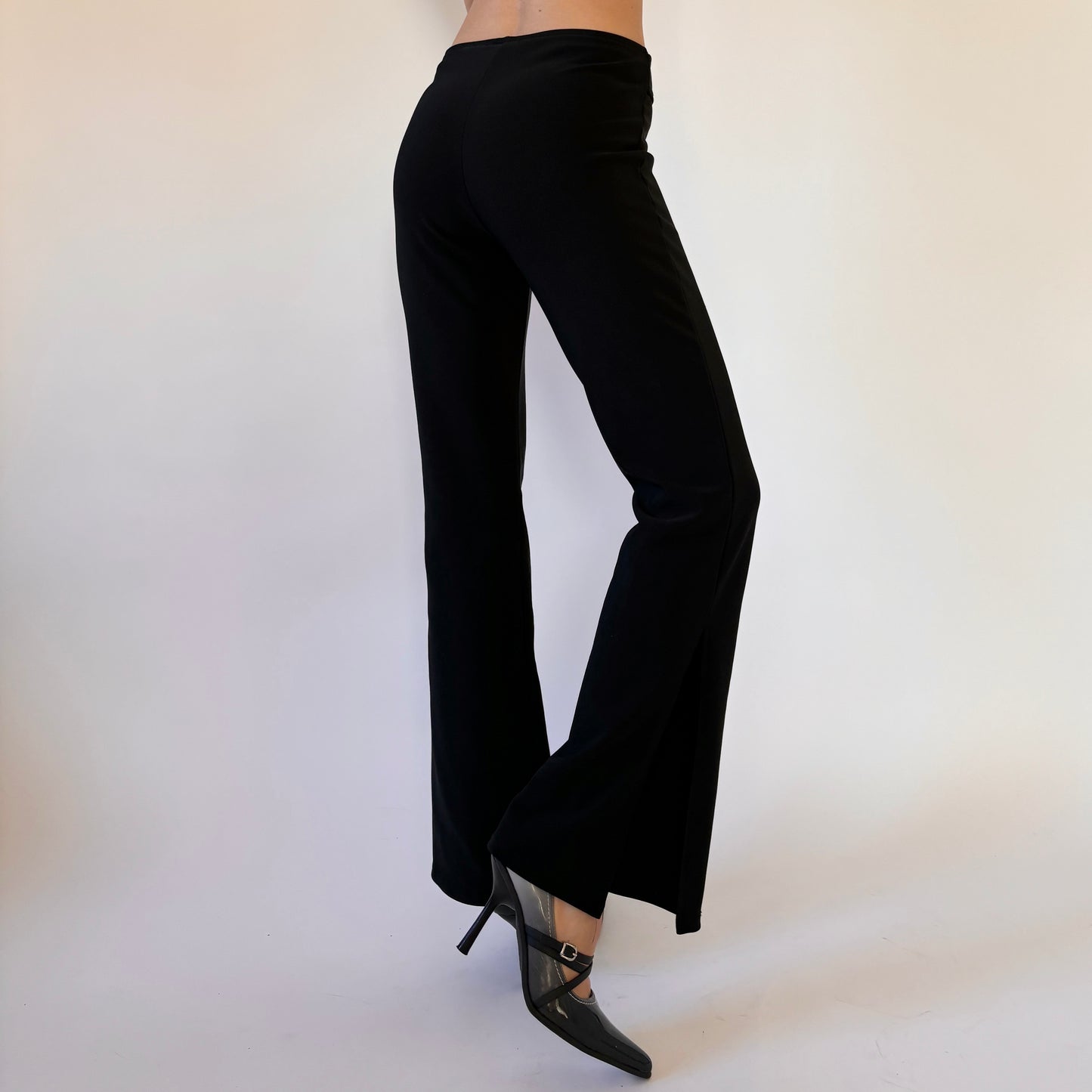 Y2K Noir Stretch Flares (S)