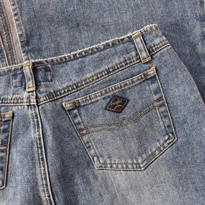 Y2K Deadstock Angels Denim Maxi Skirt (S/M)