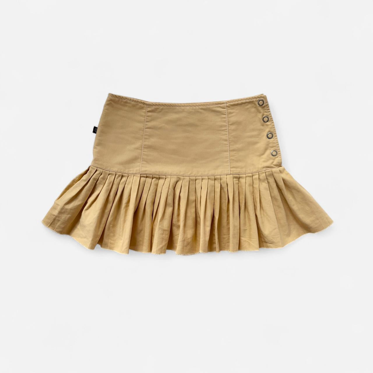 Y2K Pleated Mini Skirt (S/M)