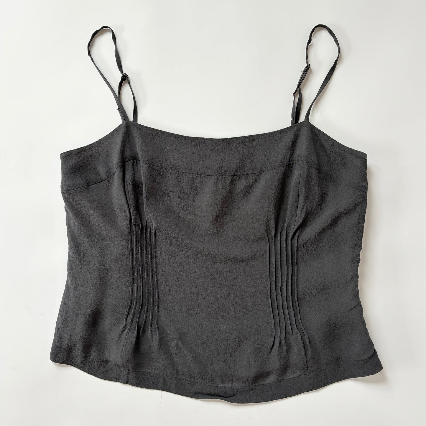2000s Armani Silk Slate Tank (S/M)