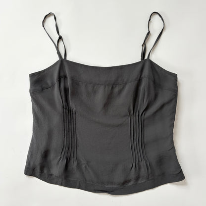 2000s Armani Silk Slate Tank (S/M)