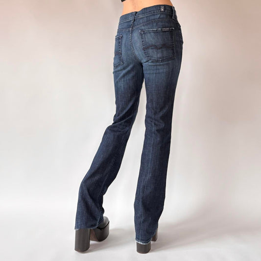 Dark Wash Bootcut Seven Jeans (S)