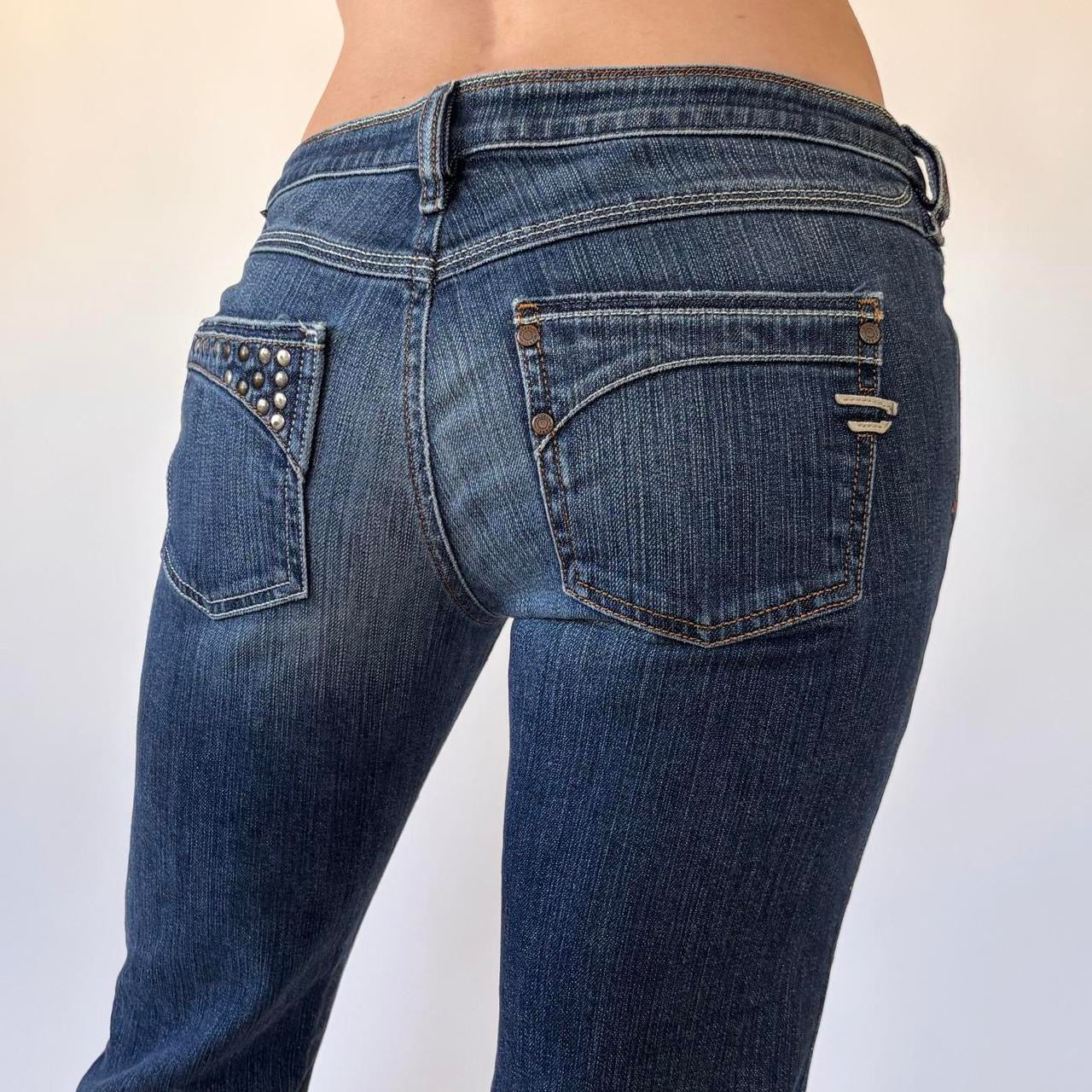 Diesel Studded Low Rise Jeans (S)