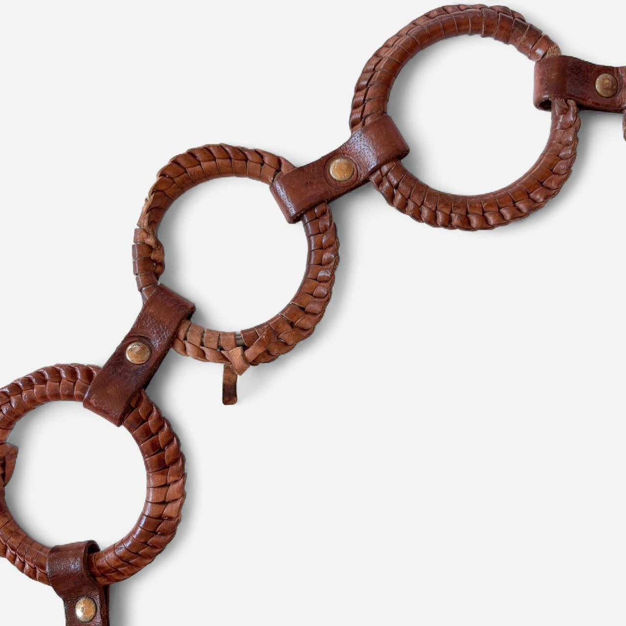 Leather O-Ring Belt