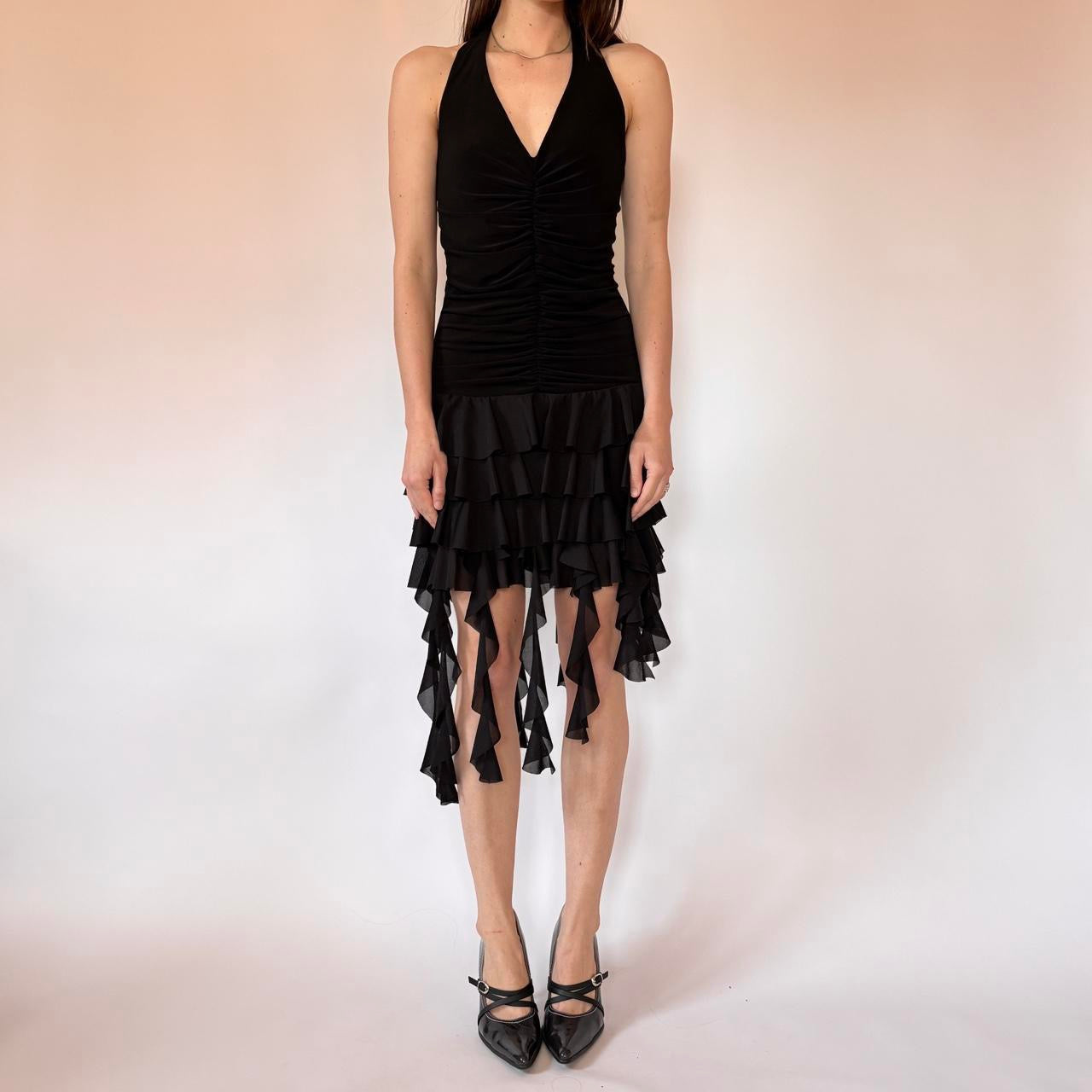 Y2K Noir Jellyfish Dress (M)