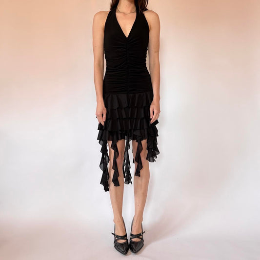 Y2K Noir Jellyfish Dress (M)
