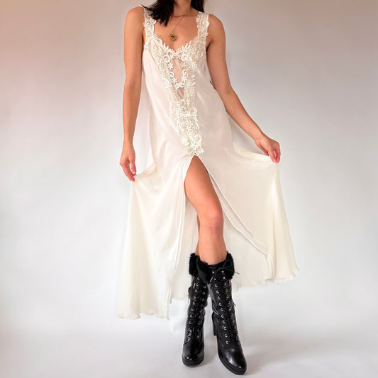 90s Deadstock Ivory Slip (S)