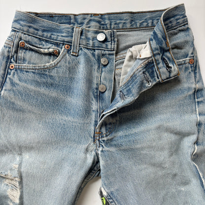 Levi’s 80s Patchwork 501s (XS)