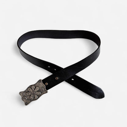 90s Chunky Flower Buckle Belt