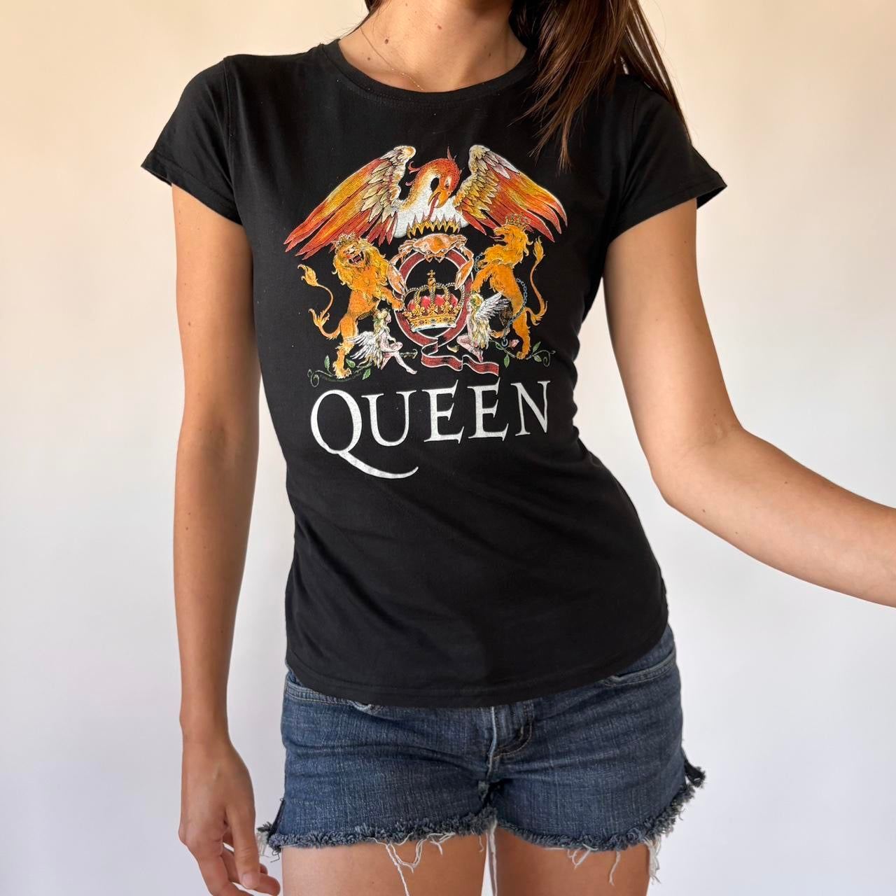 Y2K Queen Baby Tee (S/M)
