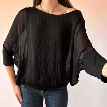 2000s Deadstock Italian Slouchy Top (M)