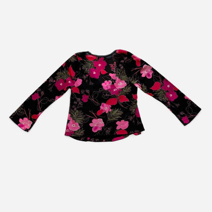 Y2K Floral Mesh Top (1X)