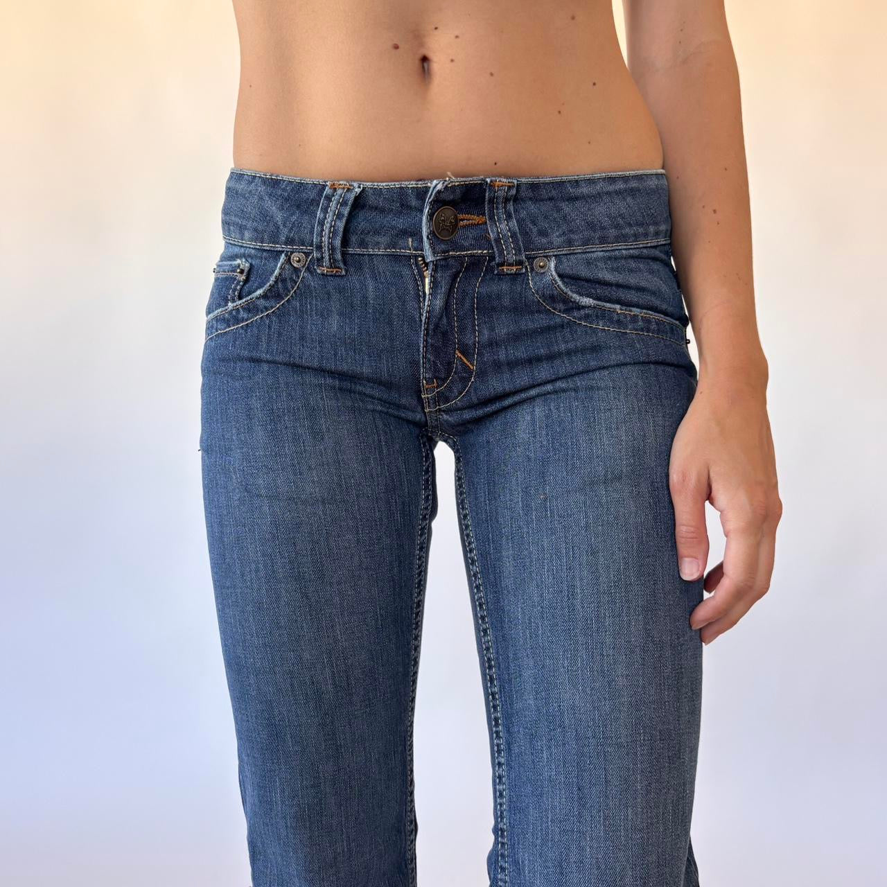 00s Deadstock Low Rise Flare Jeans (XXS)