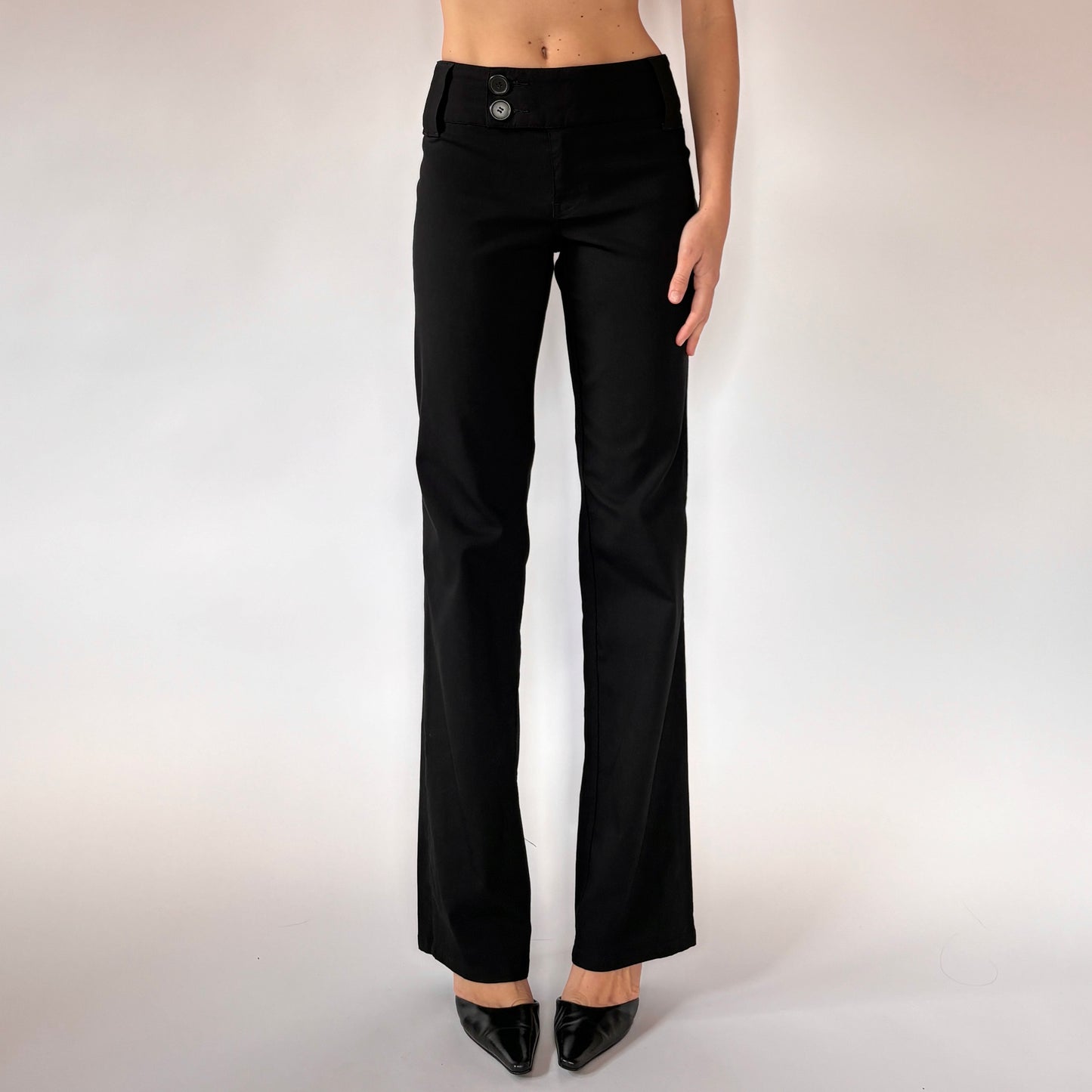 Y2K Noir Trousers (S/M)