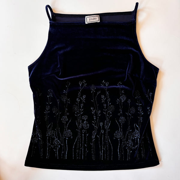 90s Velvet Midnight Tank (M)