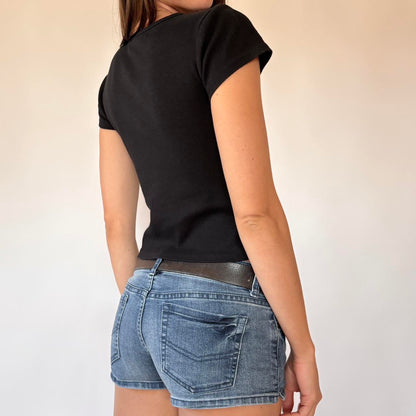 90s Angels & She-Devils Baby Tee (XS)