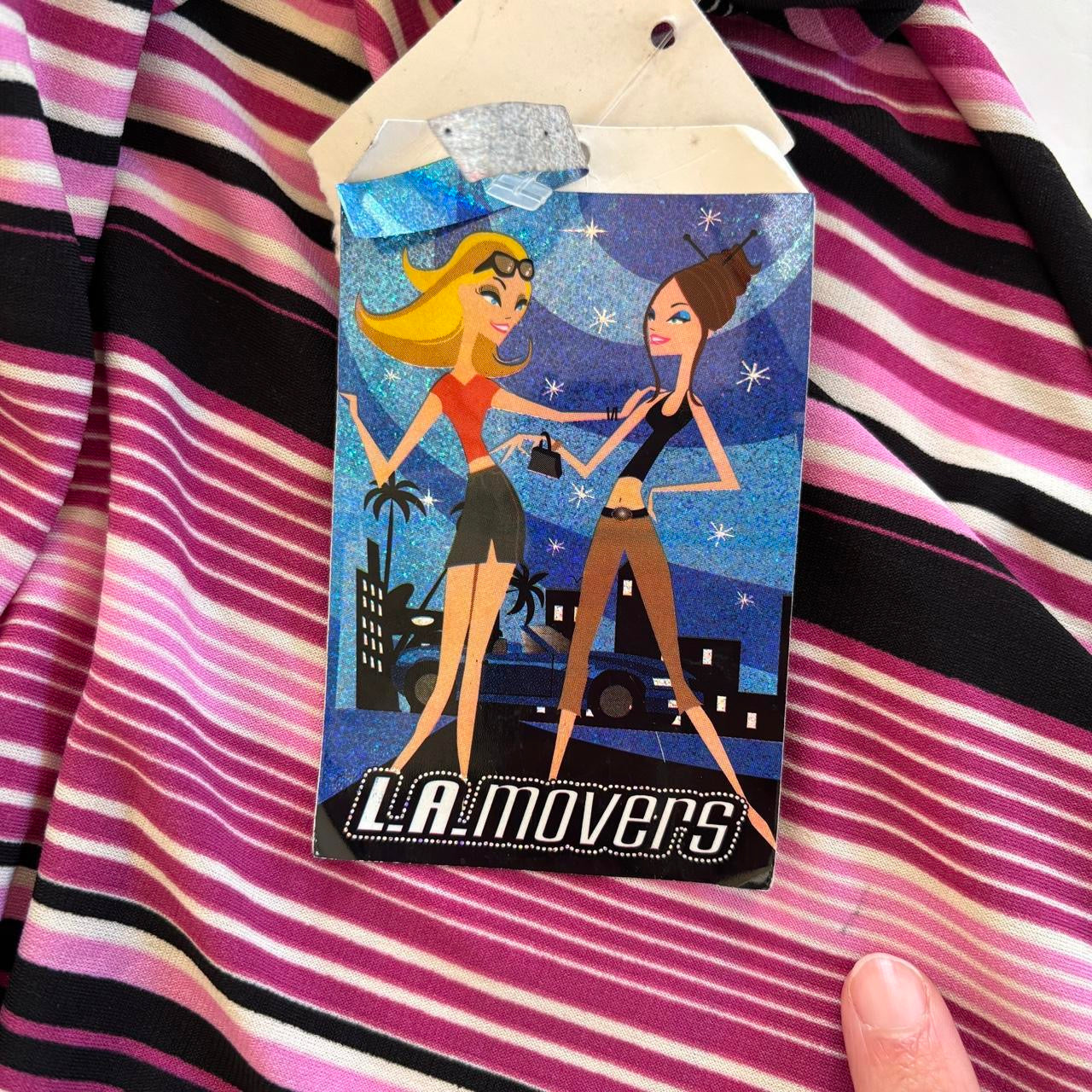 Y2K Deadstock Stripy Tube Top (M)