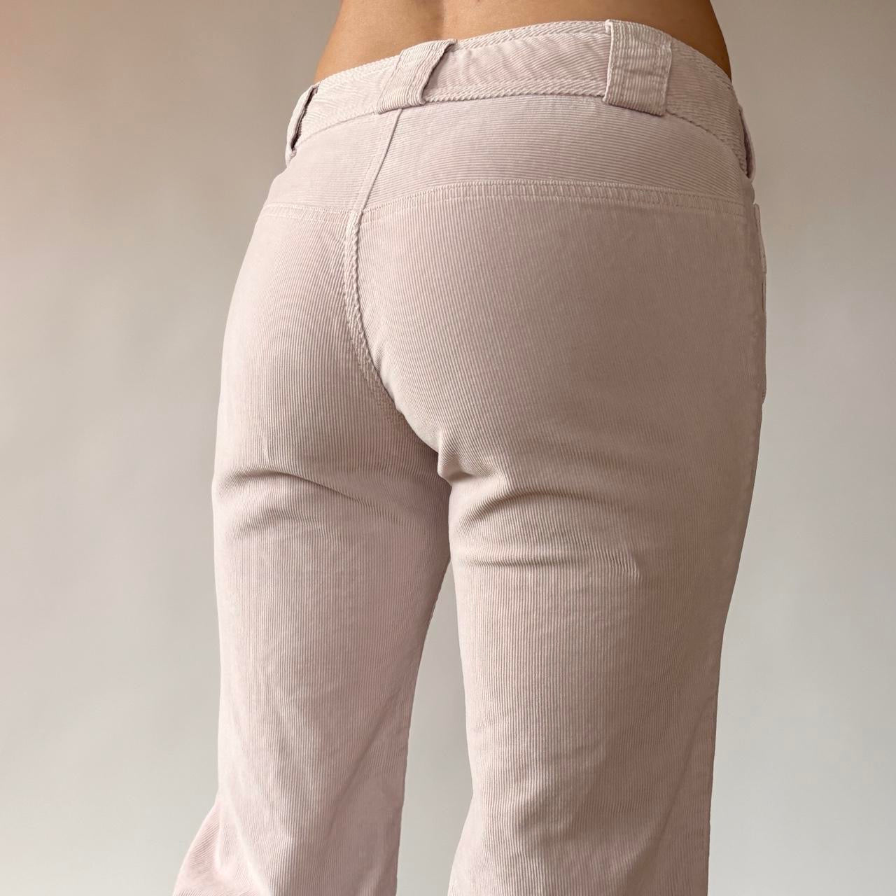 Y2K Baby Pink Corduroys (XS)