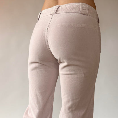 Y2K Baby Pink Corduroys (XS)