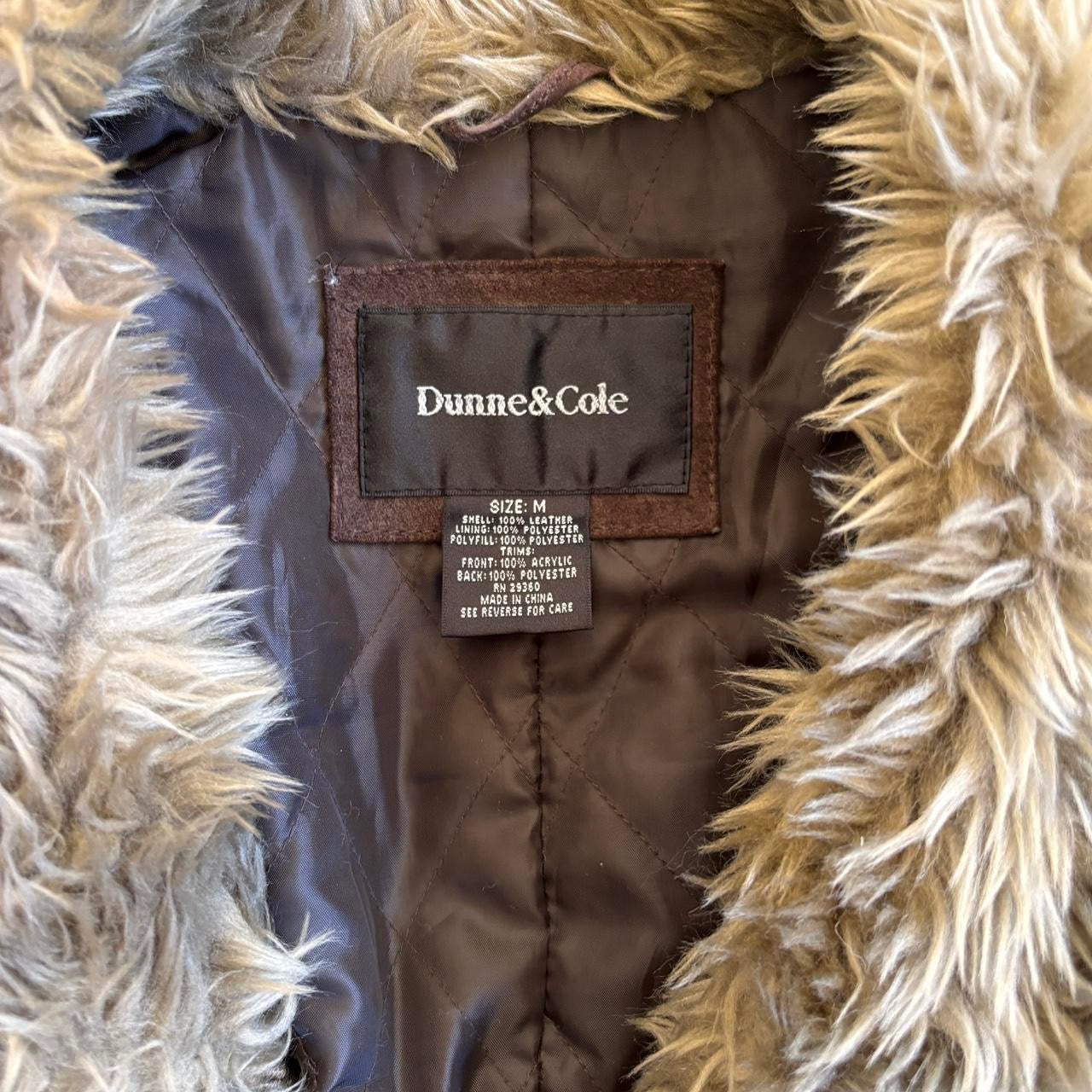 Y2K Patchwork Leather & Faux Fur Jacket (M)