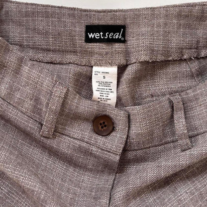 Y2K Low Rise Trouser Capri Pants (XXS/XS)