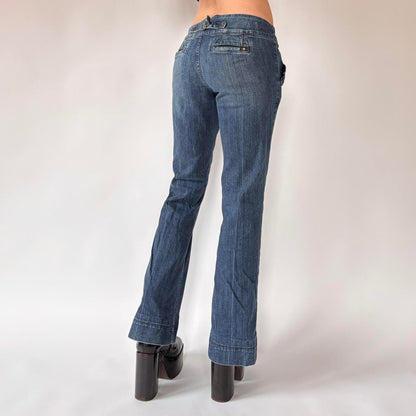 2000s Lucky Low Rise Sailor Jeans (S)