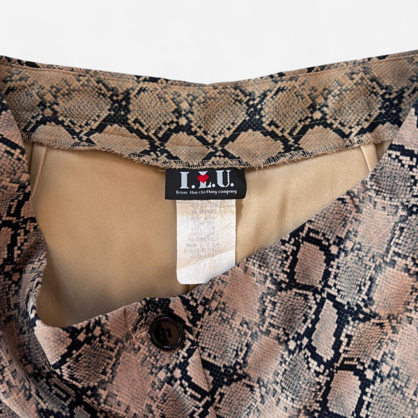 90s Snakeskin Trousers (M)