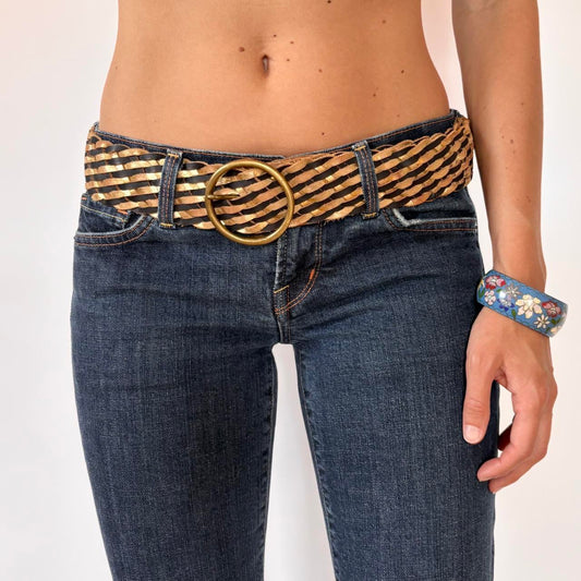 Braided Leather Belt