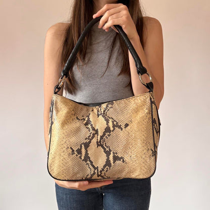 Snakeskin Leather Purse