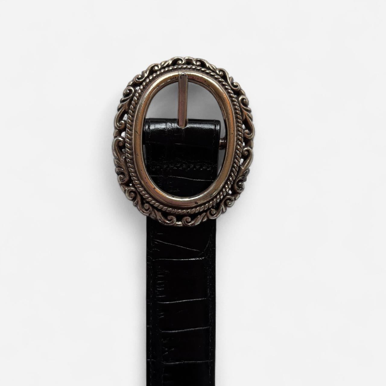 Western Reversible Leather Belt