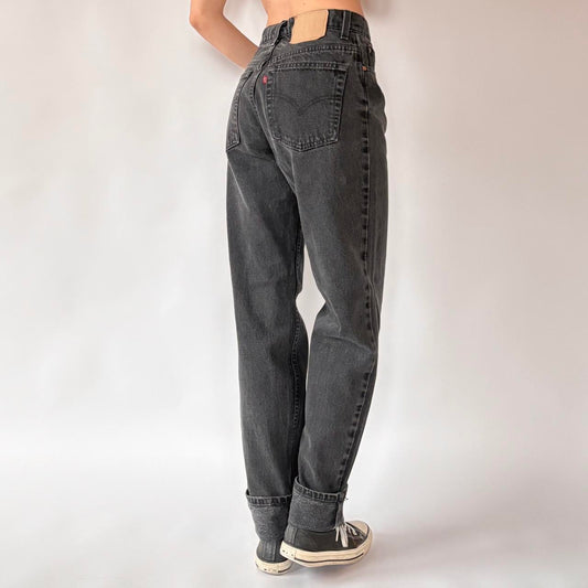 90s Levi’s Black 550 Jeans (S)