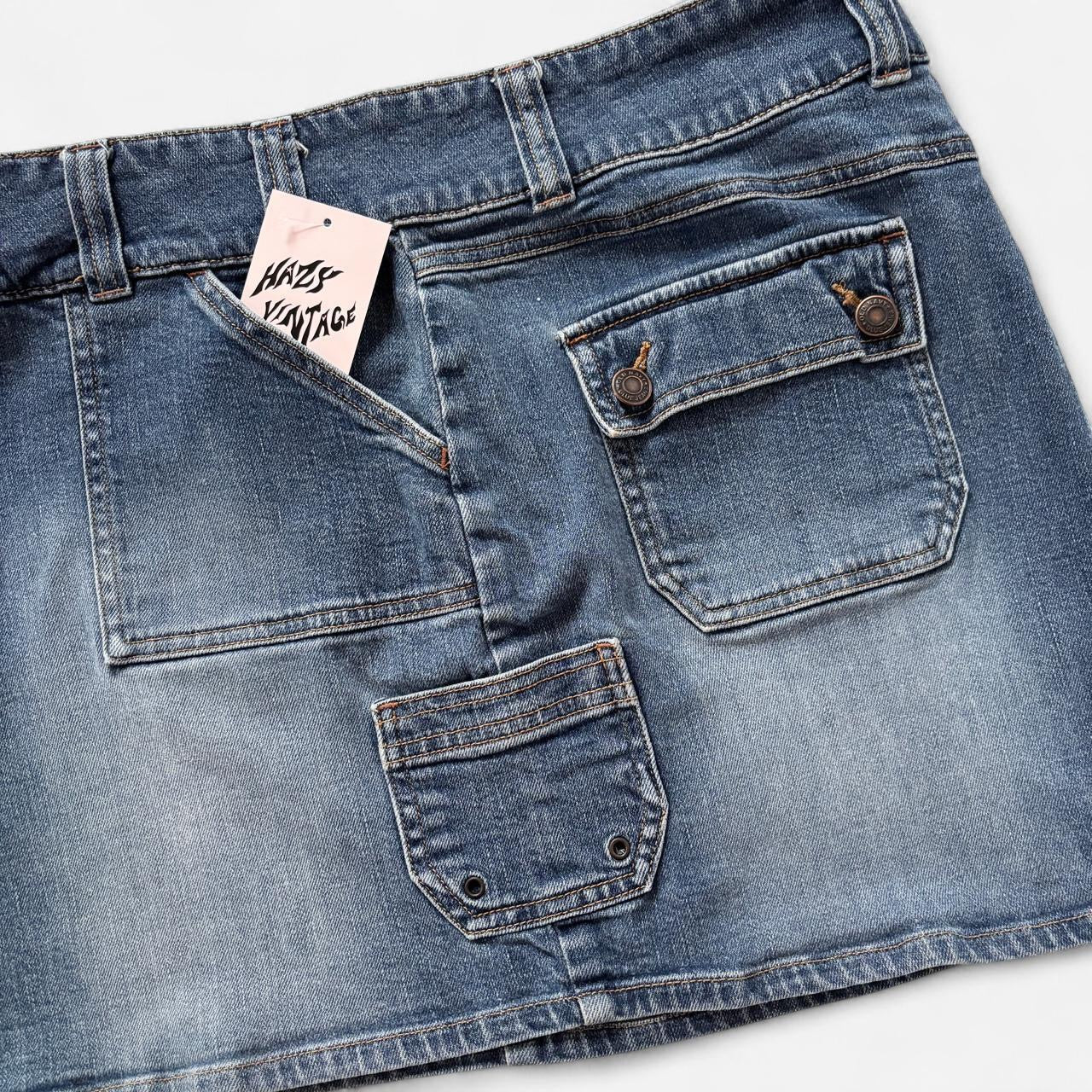 2004 Denim Mini Skirt (XL)