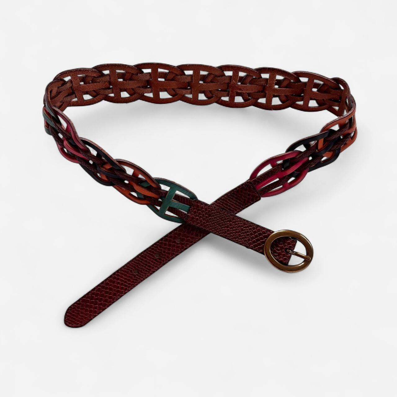 Fossil Braided Leather Belt