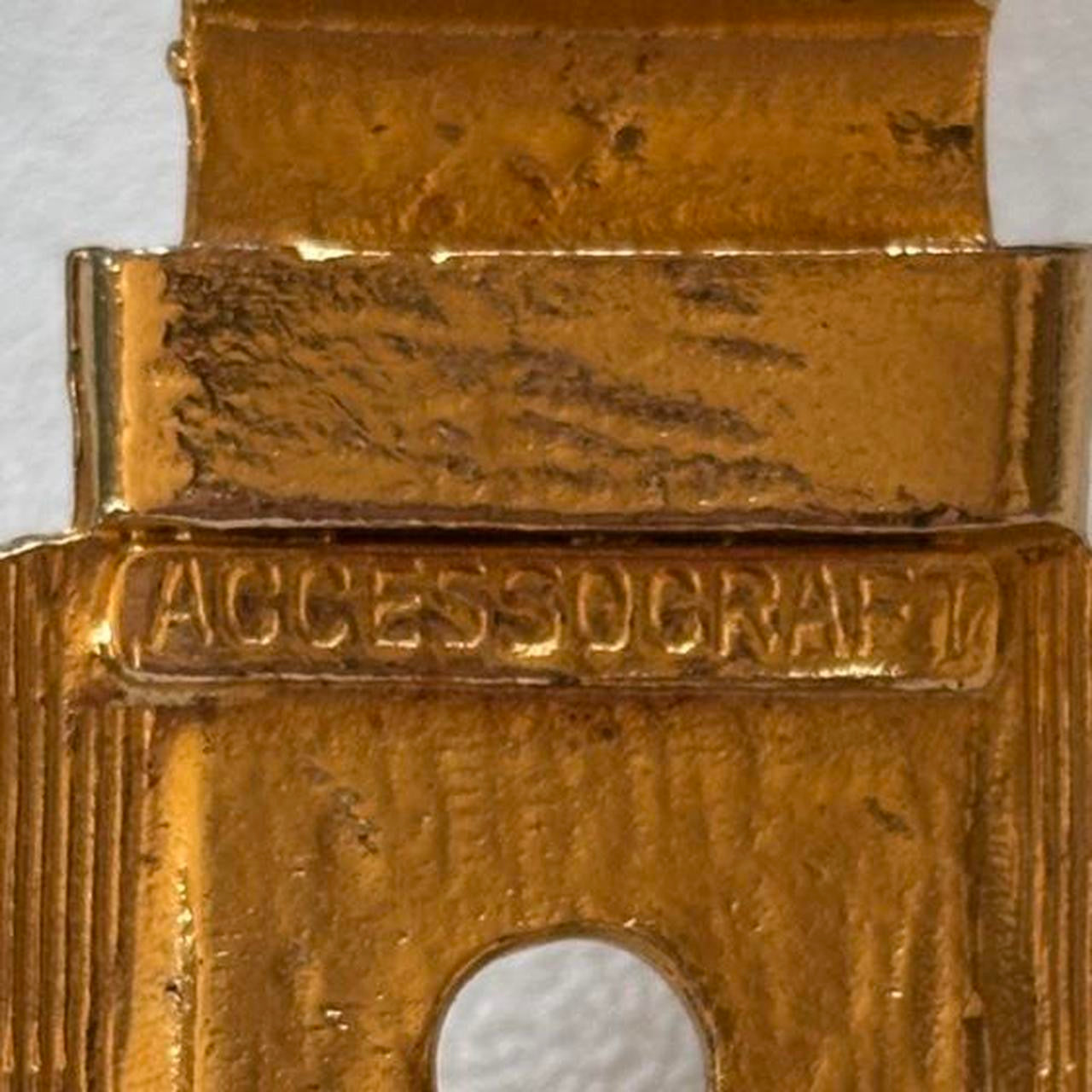 Vintage Gold Tone Cuban Link Chain Belt