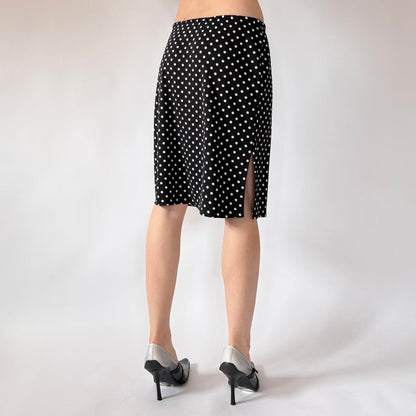 90s Polka Dot Midi Skirt (S/M)