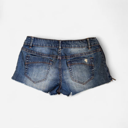 Y2K Low Rise Denim Shorts (S)