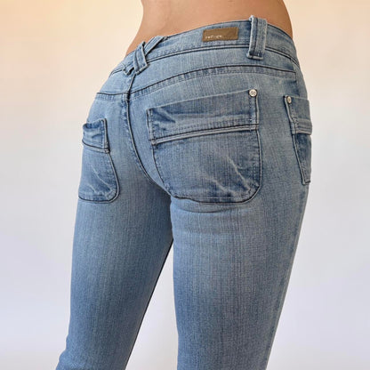 Y2K Low Rise Flare Jeans (XXS)