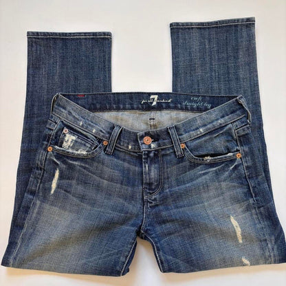 2000s Low Rise Seven Capris (XS)