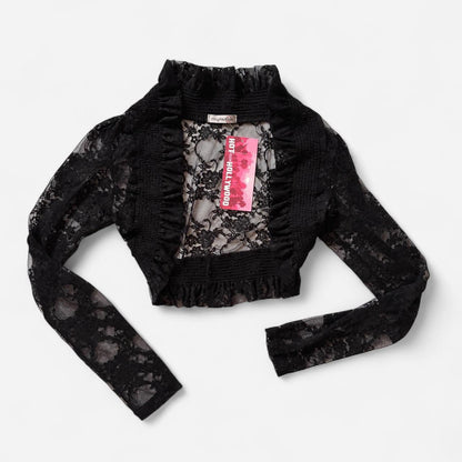 Deadstock Y2K Black Lace Bolero Sleeves (XS/S)