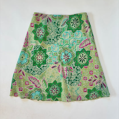 Y2K Medallion Midi Skirt (S/M)