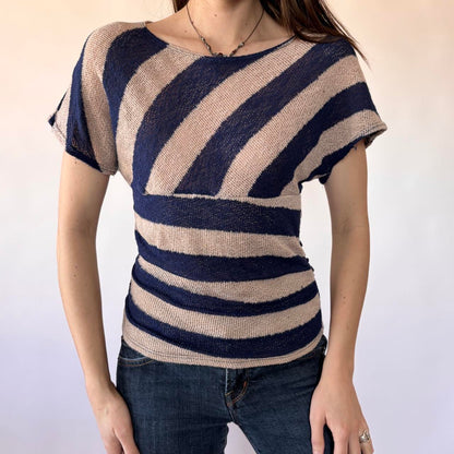 Y2K Slouchy Knit Top (S)