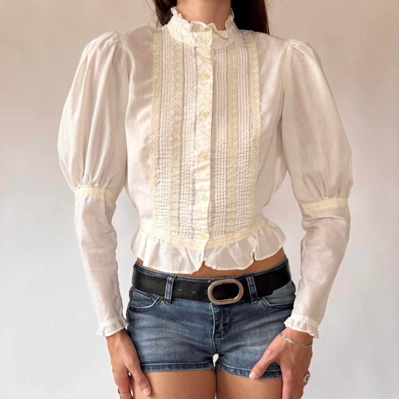 70s Prairie Blouse (S)