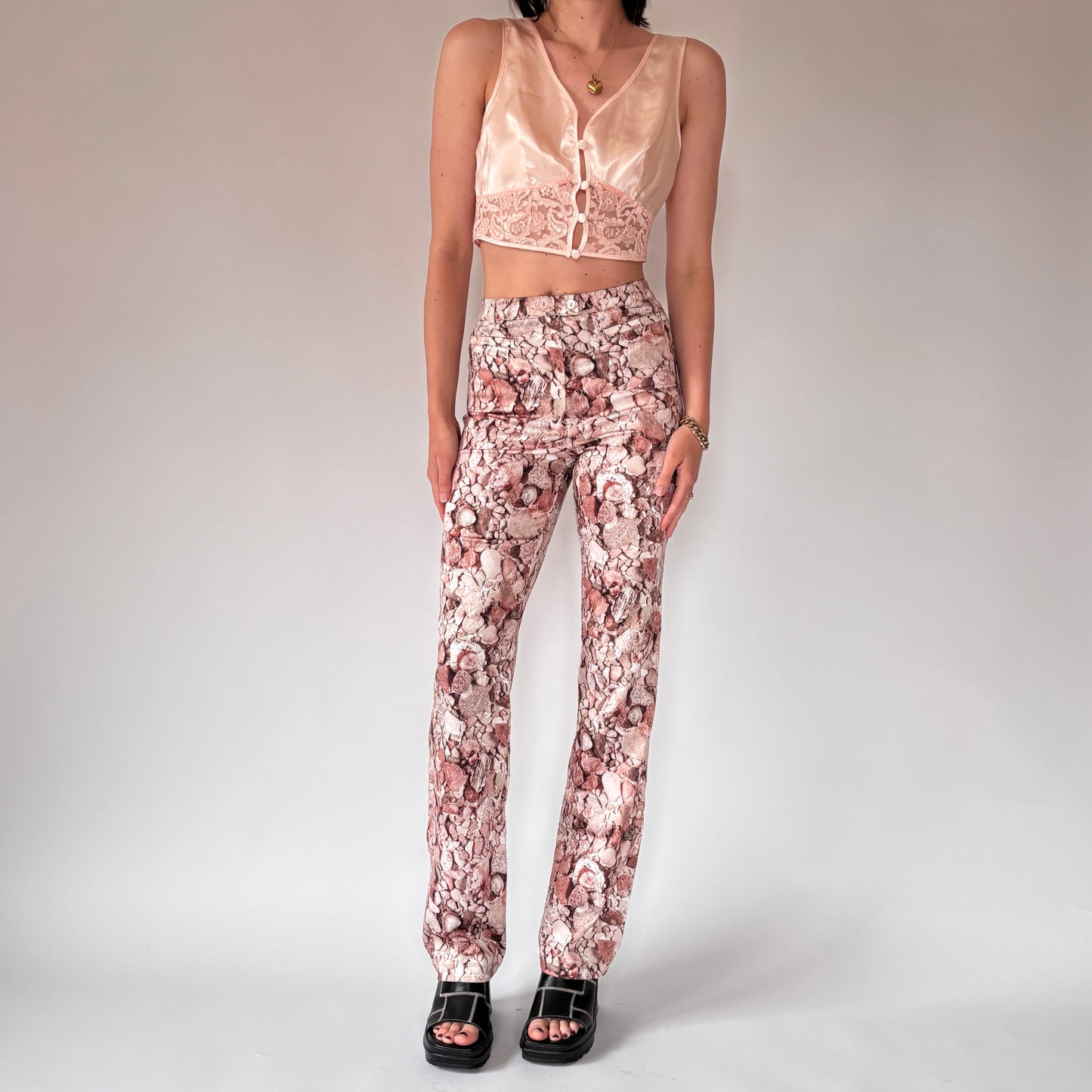 2000s Rock Print Pants (S)