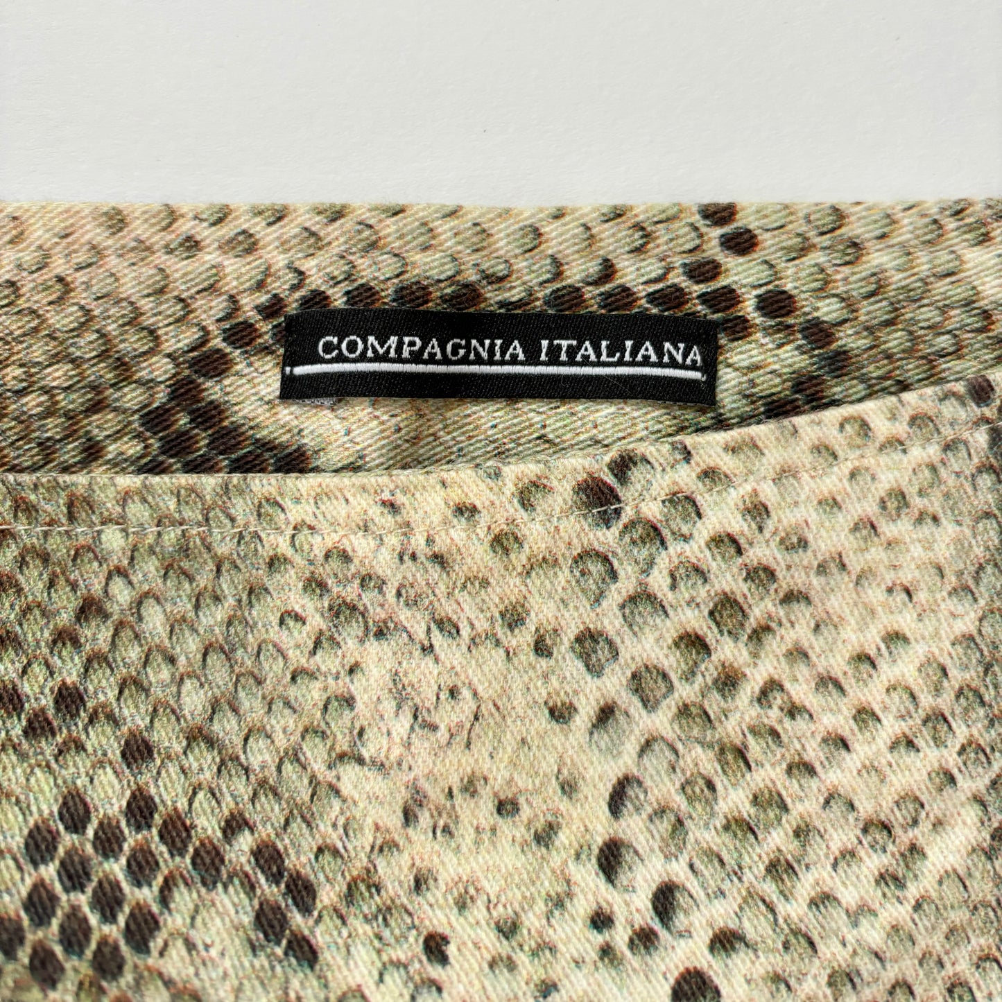 2000s Snake Print Mini (XS)