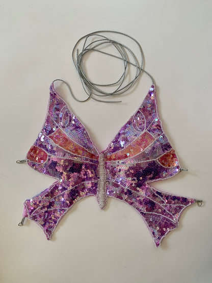 Butterfly Sequin Top - Small
