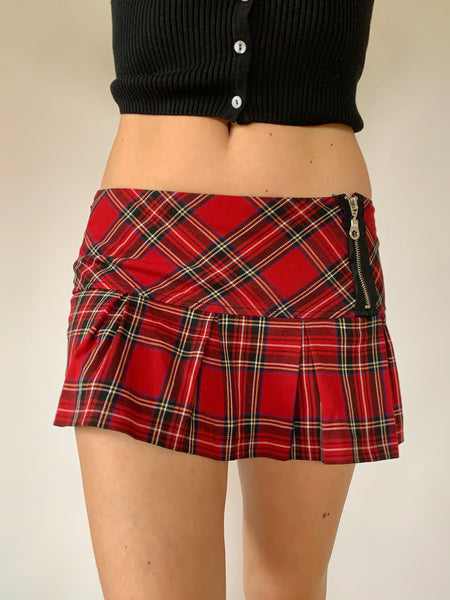 Y2K Micro Mini Skirt - Small